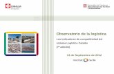 Los indicadores de competitividad del sistema Logístico ... · PDF fileLOS INDICADORES DE COMPETITIVIDAD (Observatorio de la logística de Cataluña) 2 1. Introducción Índice 2.