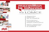sobre la LOMCE - Macmillan ELTmacmillanelt.es/fileadmin/user_upload/LOMCE/castellano/preguntas... · secundaria • Mejorar el ... • Artes Escénicas y Danza • Cultura Científica