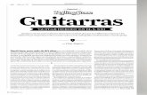 Especial Guitarras - · PDF fileHutto Airline y aborda su oficio con mentalidad de artesano. El blues es la principal fuerza motriz de ... seis cuerdas. Guitarras de viejo que, en