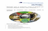 Industrial Comercial Chile Ltda. · PDF filePara aplicación manual. Para recubrimiento en partes de máquinas de acero no aleado, ... tapas de molinos de bolas, etc. ... p.ej. bombas