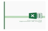 Informática Fácil Ejercicios de Excel - Blog de recursos ... · PDF fileEjercicios de Excel ... Fórmulas varias. Formato Estilo Millares y Número de Contabilidad. ... Cambie el
