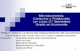 Microeconomía: Consumo y Producción 1er curso (1º …inmaculadaalvarez.net/wp-content/uploads/2014/05/Parte-II.-Tema-II... · Microeconomía: Consumo y Producción 1er curso (1º