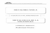 METALURGIA DE LA SOLDADURA - virtual.senati.edu.pevirtual.senati.edu.pe/curri/file_curri.php/curri/MSUD/89001475... · ESCUELA METAL MECÁNICA 12 I. METALURGIA DE LA SOLDADURA. 1.1.