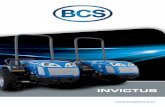 DESCARGAR CATALOGO DE BCS INVICTUS - · PDF fileSomos una empresa internacional entre las más afianzadas ... nuestra red de ventas son expertos ... de forma que el tractor sea fácil