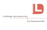 Catálogo de productos La Despensa  · PDF fileServicios de animación, edecanes, montaje y desmontaje. Servicio de Edecanes   | ventas@ladespensabtl.com | Tel +(506) 2560-1020