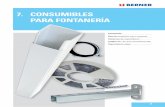 7. CONSUMIBLES PARA FONTANERÍA - Limapex | …limapex.com/wp-content/uploads/BERNER-C07-Consumibles-para-Fo… · Fijación/sujeción para tuberías Abrazaderas metálicas bicromatadas