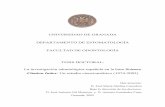 UNIVERSIDAD DE GRANADA DEPARTAMENTO DE · PDF fileUNIVERSIDAD DE GRANADA DEPARTAMENTO DE ESTOMATOLOGÍA FACULTAD DE ODONTOLOGÍA TESIS DOCTORAL: La investigación odontológica española