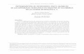 DETERMINACIÓN DE PROPIEDADES FÍSICO-QUÍMICAS DE · PDF fileDeterminación de propiedades físico-químicas de los materiales agregados en muestra de escombros en la ciudad de Bogotá