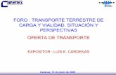 Presentación ante Foro Transporte Terrestre - · PDF filecovenin 2402, vin y normas sobre emisiones. argentina, brasil (35%) y mexico (50%) mas restrictivos. ... 253 1,22%. resto