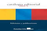 catálogo editorial 2015 - s3. · PDF filedel panorama editorial español, ofrece al lector textos teatrales emblemáticos ... 2012. 16 x 24 cm. 544 pp. conversaciones 978-84-931607-0-9