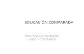 EDUCACIÓN COMPARADA - Educación Para Toda la Vida · PDF fileCapítulo I ¿Qué es la educación comparada? Educación • Acción de educar, característica de una profesión