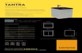 MB Tantra 45 - s3.  · PDF fileLínea de muebles en medidas de 45, 60 y 80 cm para lavamanos de mesón integrado y de 45 y 60 cm para instalar con lavamanos tipo vessel. Muebles