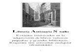 Librería Anticuaria Studio - · PDF filePubl. para Bibliófilos Luis Bardón, ... ilustraciones de Opisso y hermosas iniciales xilografíadas de Francisco Camps. ... predicadores,