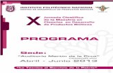 CENTRO DE DESARROLLO DE PRODUCTOS … 2013-Programa y Memorias.pdf · Haw sobre el proceso inflamatorio y pro-oxidante asociado ... Elaboración y caracterización parcial de películas