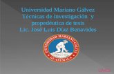 Universidad Mariano Gálvez Técnicas de ... - Admon C UMG … · El material que ponemos en sus manos tiene la finalidad de apoyar a los maestros y alumnos en la presentación de