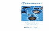 VÁLVULAS DE MARIPOSA - · PDF fileInternacional, s.l. 1 Establecida en 1957, Belgicast es una compañía líder en la fabricación de válvulas de apertura, válvulas de control y