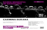 (1886-2016) carmina burana - · PDF fileSalvador Brotons director Anna Feu soprano Jordi Domènech contratenor Lluís Sintes baríton coral cantiga (Josep Prats director) coral Sinera