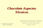 Chocolate Aspectos Técnicos - Ministerio de Salud ... · PDF fileChocolate Aspectos Técnicos Licenciado en Alimentos Gustavo Barbagallo Chocolates y Productos de Confitería “una