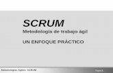 SCRUM -   · PDF fileMetodologías Ágiles: SCRUM Página 4 “SCRUM es una estrategia de gestión donde se aplican de manera regular un conjunto de prácticas para mejorar el