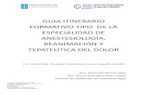 GUIA ITINERARIO FORMATIVO TIPO DE LA ESPECIALIDAD DE ...xxilugo.sergas.es/DServizos/83/GUIA ITINIERARIO FORMATIVO NOVIE… · Anestésicos intravenosos inductores; Tiopental, Propofol,