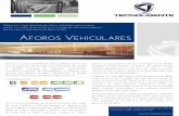 AFOROS VEHICULARES - ENERGIA RENOVABLE … tipos diferentes de Aforos Vehiculares para el sector público y privado, de los cuales 2 son a través de una cámara especial para la Lectura