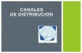 CANALES DE DISTRIBUCIÓN - Syscomer · PDF fileSegmentación Posicionamien to Producto Precio Promoción Canales Nivel conceptual (dentro de la empresa) Nivel práctico (hacia fuera