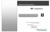 INSTAL LATION MANUAL - Frimec Internationalfrimec-international.es/app/...INSTALACION...24ECW.pdf · norma internacional ISO 9001 de ... dB(A) 35/27/24 41/32/27 ... Montar la placa