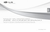 MANUAL DEL PROPIETARIO AIRE ACONDICIONADO - lg. · PDF file2 Aire acondicionado Manual del propietario del aire acondicionado CONTENIDO PARA SUS ARCHIVOS Escriba el número de modelo