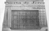 Puerta de Jerez - Mellaria · PDF fileTarifa, primer semestre 2013 - nº40 ... Premios Isidro de Peralta 2012 El viernes día 8 de febrero, a las 8 de la noche, en el Salón Rojo del