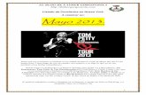Listado de conciertos en Nueva York Mayo 2013 · PDF fileListado de Conciertos en Nueva York. ... a Melanie en el BB King Blues Club. Eric Burdon & the ... Knitting Factory - NY New