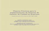 Mejores Prácticas para la Implementación de Sistemas de ... · PDF filevas y Licenciado en Ciencias Económicas, ... para Chile de la Cooperación Técnica no Reembolsable ATN/ME-