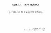 ABCD - préstamo - RedDesreddes.bvsalud.org/reddes3/files/2012/09/ABCD-elluminate.pdf · novedades para la próxima distribución • PHP 5.3 ... se utiliza la lista invertida para
