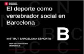 El deporte como vertebrador social en Barcelonabuenosaires2015.metropolis.org/sites/default/files/barcelona... · Mayo 2015, Buenos Aires METROPOLIS . 2 Las dimensiones del Sistema