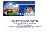 COLESTASIS - pediatrasyucatan.org.mxpediatrasyucatan.org.mx/docs/presentaciones/colestasis_neonatal.pdf · esplénico, no evidencia de ascitis, peristalsis normal, extremidades sin