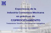 Experiencia de la Industria Cementera Mexicana en gemi.org.mx/files/01_  · PDF fileCemento Moctezuma 2 ... las emisiones de la industria del cemento, incluyendo el uso de combustibles