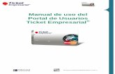 Manual de uso del Portal de Usuarios Ticket Empresarial · PDF fileDocumento propiedad de EDENRED MEXICO, S.A DE C.V 3 1 Introducción Este documento tiene la finalidad de guiar a