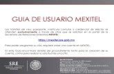 GUIA DE USUARIO MEXITEL - embamex.sre.gob.mxembamex.sre.gob.mx/espana/images/stories/SeccionConsular/... · GUIA DE USUARIO MEXITEL Los trámites de visa, pasaporte, matrícula consular