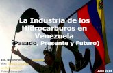 La Industria de los Hidrocarburos en Venezuela - · PDF filePetrolia del Táchira (1878 – 1938) Pozo Zumaque I (31 – 07 - 1914) “Reventón” Pozo Barroso II (14 - 12 – 1922)
