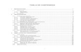TABLA DE CONTENIDOS - tesis. · PDF fileIlustración 3.38 Variogramas con anisotropía zonal..... 47 Ilustración 3.39 Fluctuaciones en variogramas experimentales