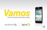 empezar a usar Sprint y tu nuevo LG Optimus F3™. – Para ... Internet), sencillamente toca y sujeta el ítem. Arrastra: Para desplazarte por una lista o moverte lentamente, arrastra