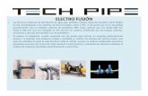 TECH PIPE ELECTROFUSION [Modo de compatibilidad] · PDF fileProcedimiento de Instalación de una salida en tubería ( ) ... Taladrar un agujero de 3/8” para ayudar a cortar la tubería