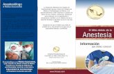 Anestesia - Federación Mexicana de Colegios de ...fmcaac.com/descargas/Quien_es_su_anestesiologo.pdfEl ayuno es indispensable para la aplicación segura de la anestesia. Esto se debe
