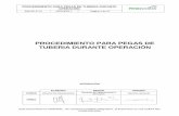 PW-OP-P-14 Procedimiento para Pegas De Tuberia · PDF filePROCEDIMIENTO PARA PEGAS DE TUBERIA DURANTE OPERACIÓN PW-OP-P-14 VERSIÓN: 1 Página 1 de 27 Este Documento es ORIGINAL.