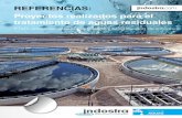 REFERENCIAS: Proyectos realizados para el tratamiento de ...indostra.com/docs/Referencias-aguas-INDOSTRA.pdf · para el tratamiento del agua de la ciudad de Pereira. • Optimización