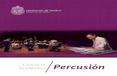 Académico Concurso Percusión - IMUCmusica.uc.cl/images/PDFs/Material_vario/Afiches/concurso/imuc... · repertorio popular latinoamericano, curso de percusión latina y práctica