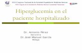 Control de la Hiperglucemia en el paciente hospitalizado · PDF filetransferencia de sliding scales a basal-bolus ... ¿Que ajustes del tratamiento indicaría? ... Paciente crítico/hiperglucemia