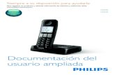 Philips - Support location selector ES Activación o desactivación del contestador automático 25 Ajuste del idioma del contestador automático25 Mensajes de contestador 25 Mensajes