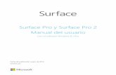 Surface Pro User Guide - Spanish - …download.microsoft.com/download/B/D/4/BD44C612-D08E-4586-9345...CPU y RAM Surface Pro 2: procesador Intel® Core™ i5 de 4ª generación con