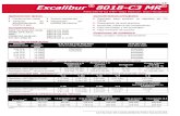 Excalibur 8018-C3 MR - lincolnelectric.com · ELECTRODO REVESTIDO (SMAW) CATÁLOGO DE CONSUMIBLES PARA SOLDADURA Excalibur ® 8018-C3 MR ® AWS E8018-C3 H4R • Baja Aleación, Bajo