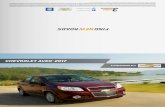 CHEVROLET AVEO 2017 - Sitio Oficial valores de rendimiento de combustible (ciudad, carretera y combinado) ... Torque: 107 lb-pie @ 3,600 rpm Transmisión manual de 5 velocidades (LS,